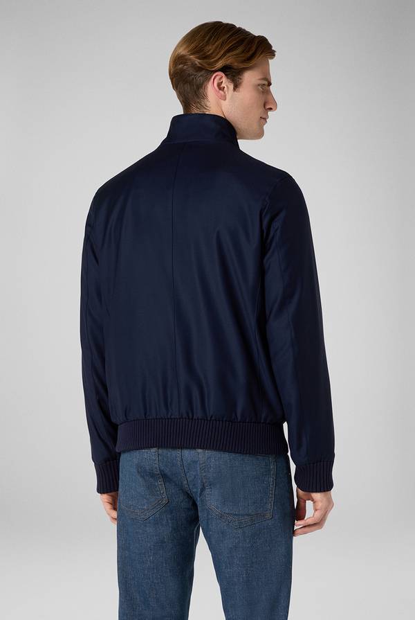 Pull Pal Zileri Bomber in lana resistente all'acqua Moda