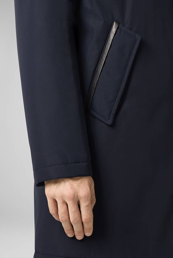 Pull Pal Zileri Car coat in tessuto tecnico Spedizione Gratuita