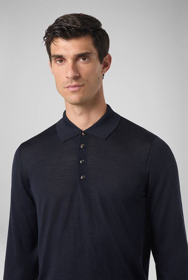 Pull Pal Zileri Polo in lana e seta Promozione Limitata