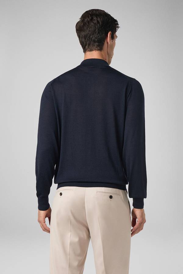 Pull Pal Zileri Polo in lana e seta Promozione Limitata