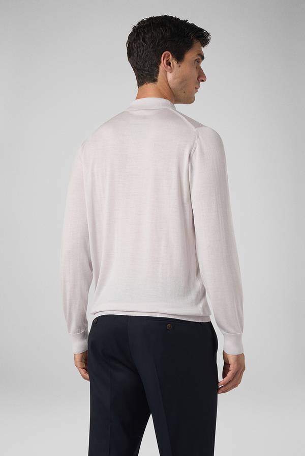 Pull Pal Zileri Polo in lana e seta Fino Al -60%