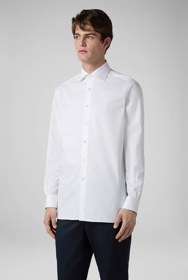 Pull Pal Zileri Camicia in cotone con polsini da gemelli Presa