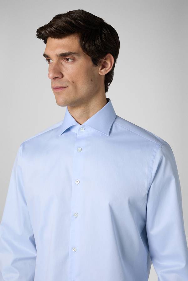 Pull Pal Zileri Camicia in cotone con polsini da gemelli Sconto