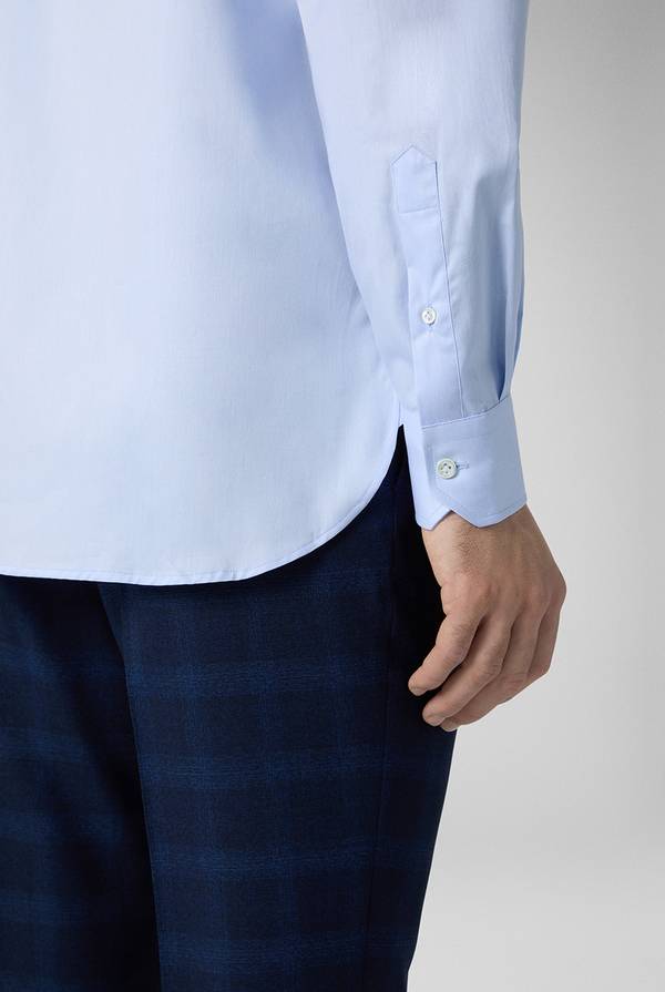 Pull Pal Zileri Camicia in cotone con polsini da gemelli Sconto