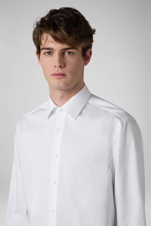 Pull Pal Zileri Camicia azzurra in cotone con collo Milano Economico
