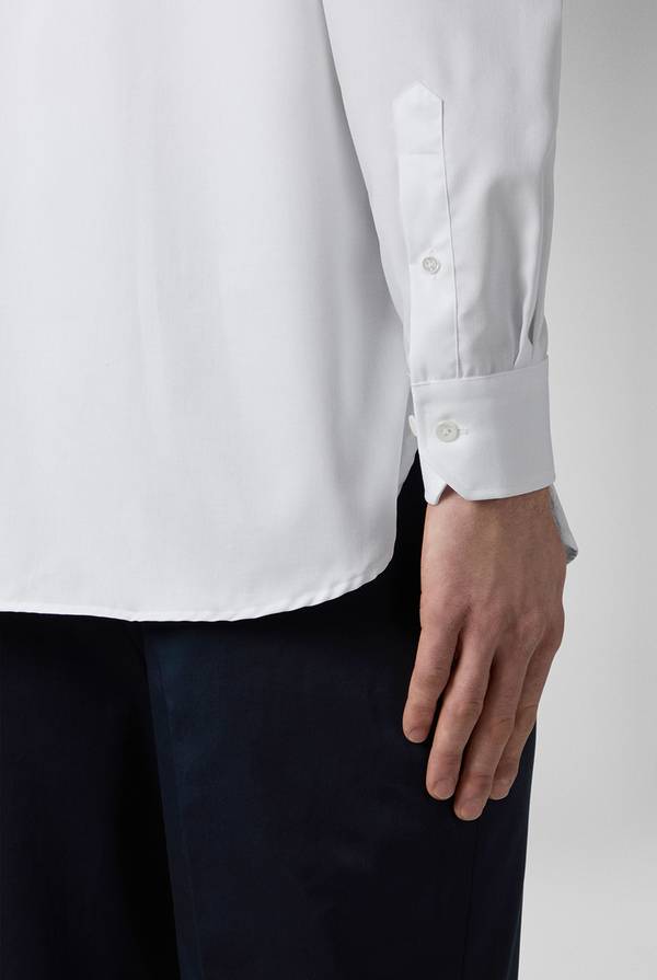 Pull Pal Zileri Camicia azzurra in cotone con collo Milano Economico
