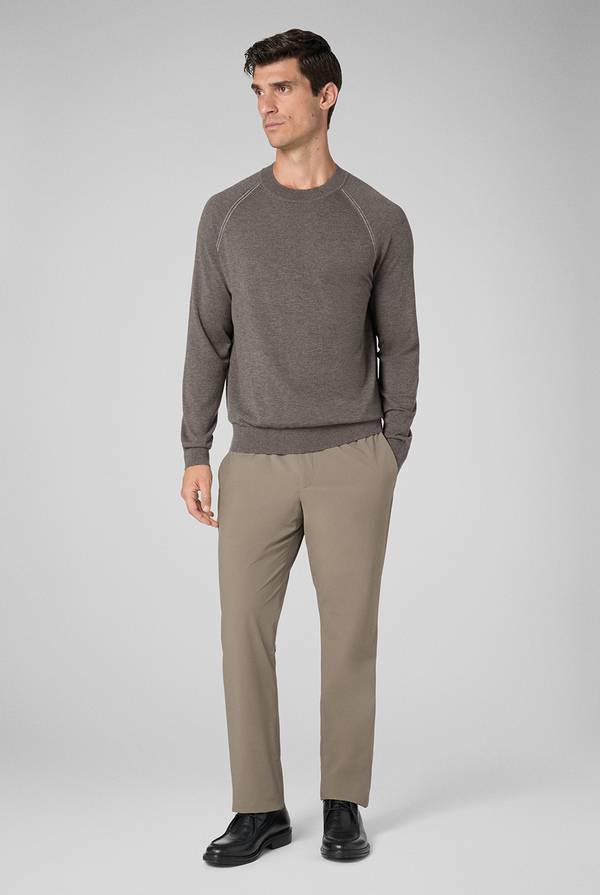 Pull Pal Zileri Pantaloni in pura lana con coulisse regolabile Vendite Flash