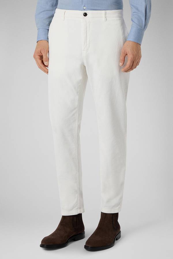 Pull Pal Zileri Pantaloni chino slim fit in velluto a coste Vendite stagionali