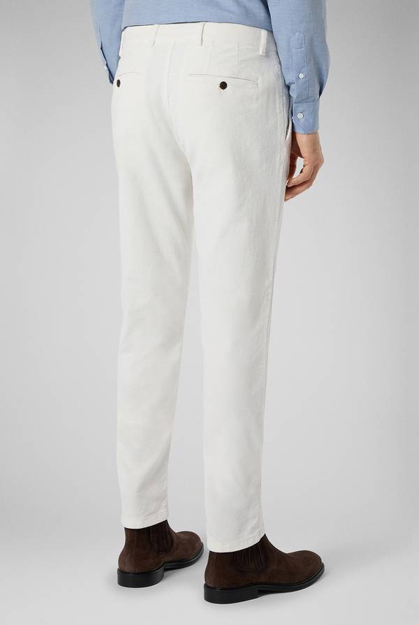 Pull Pal Zileri Pantaloni chino slim fit in velluto a coste Vendite stagionali