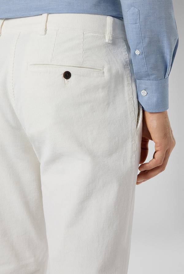 Pull Pal Zileri Pantaloni chino slim fit in velluto a coste Vendite stagionali