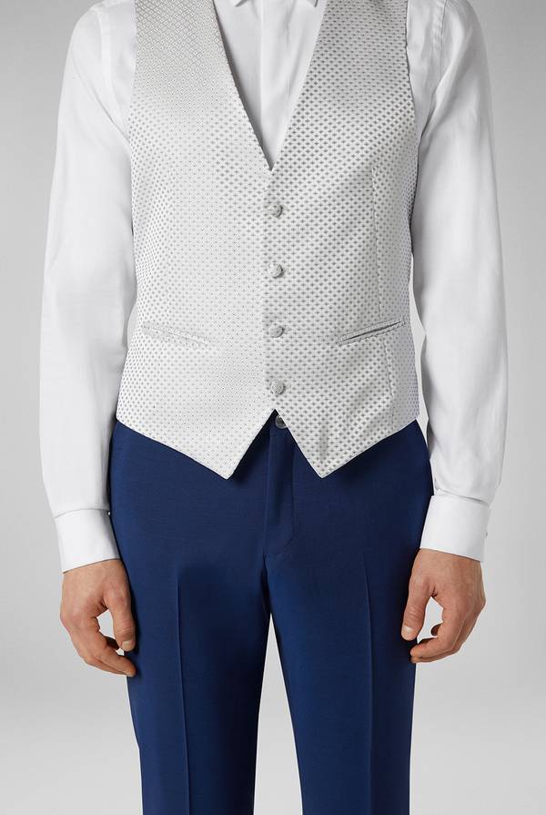 Pull Pal Zileri Gilet in satin della linea Cerimonia con allacciatura a quattro bottoni Offerta per la Festa della Mamma