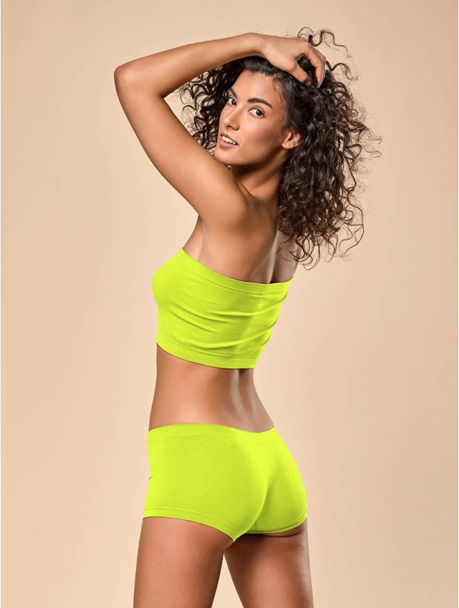Luigi di Focenza SHORTY DONNA CLASSIC GIALLO FLUO' Moda