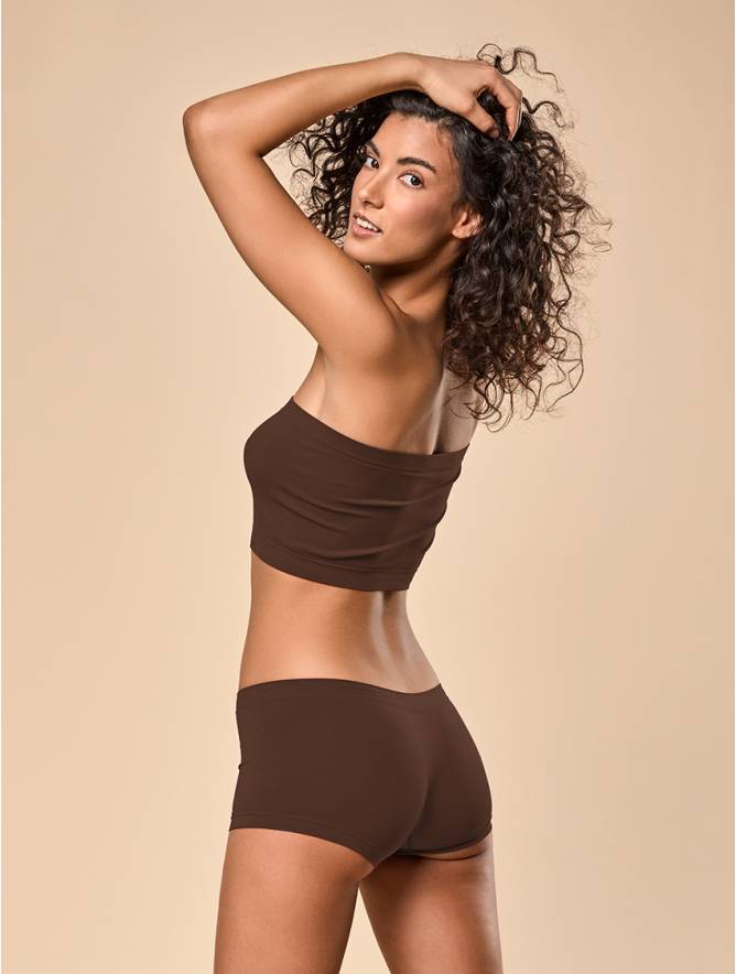 Luigi di Focenza SHORTY DONNA CLASSIC CIOCCOLATO Italia