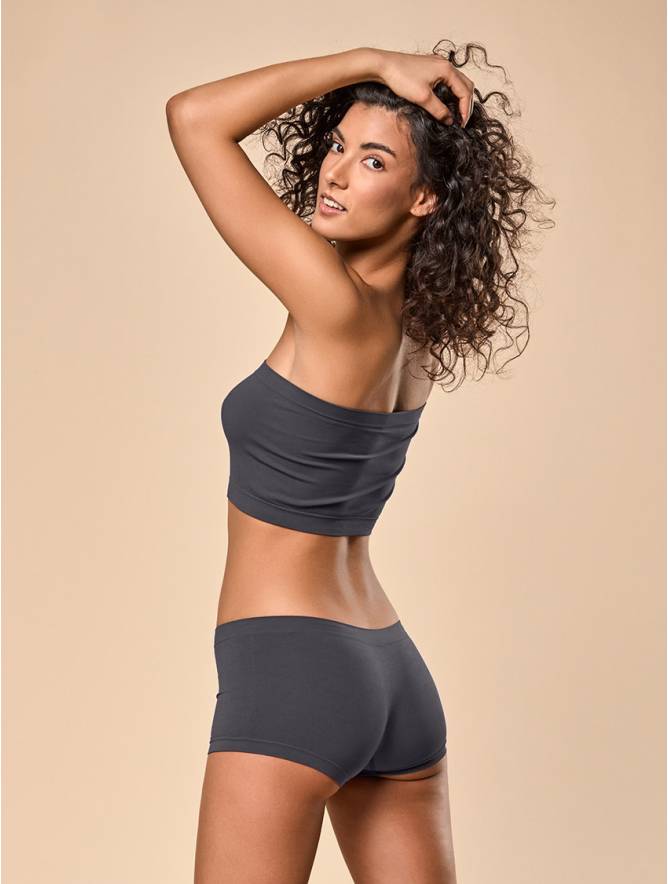Luigi di Focenza SHORTY DONNA CLASSIC ANTRACITE Nuova