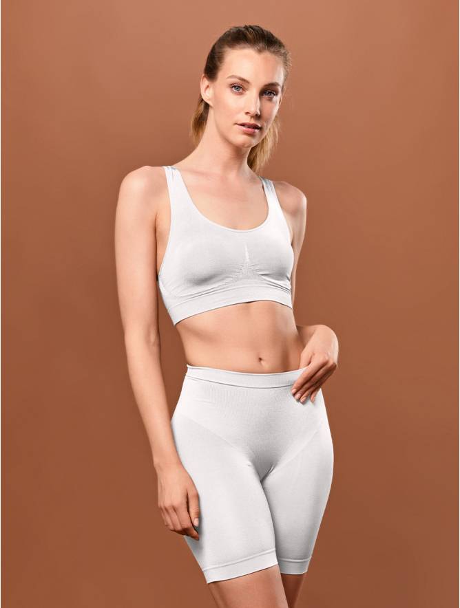 Luigi di Focenza GUAINA DONNA BEAUTY SHAPING BIANCO Vendita Calda