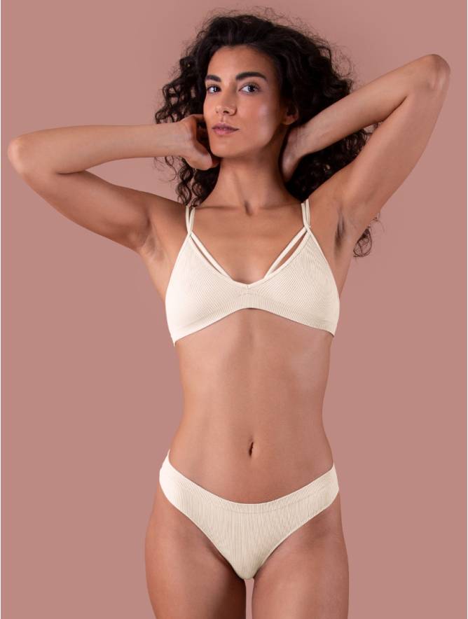 Luigi di Focenza BRASILIANA DONNA COSTINA RIB IVORY Presa