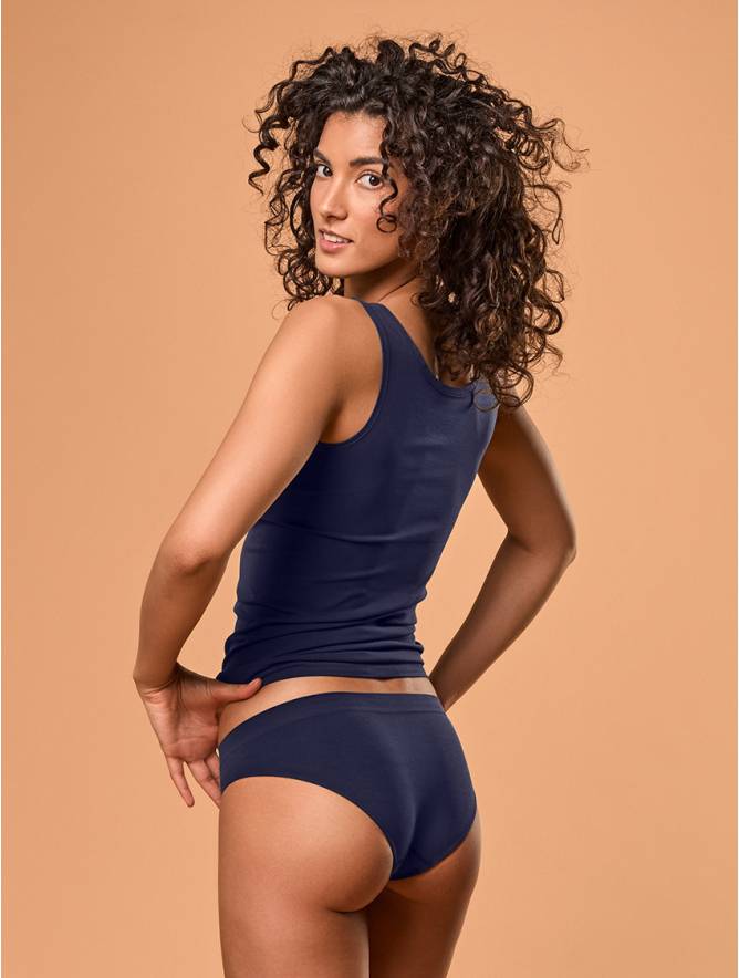 Luigi di Focenza SLIP DONNA VITA ALTA BLU Offerte