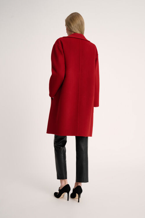 Luisa Spagnoli Scacco - Cappotto in misto lana Prezzo Ridotto