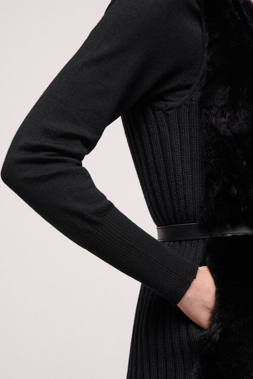 Luisa Spagnoli Mercante - Gilet in eco-pelliccia Novità