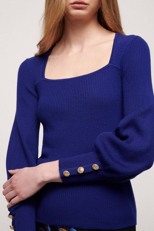 Luisa Spagnoli Millefoglie - Pullover in lana In Saldo