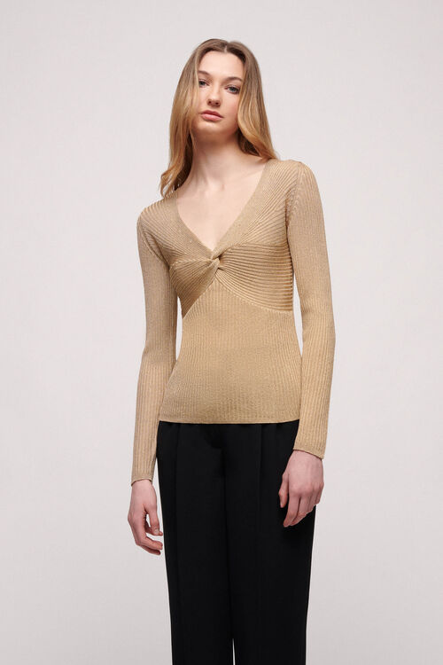 Luisa Spagnoli Zelante - Maglia in lurex Moda
