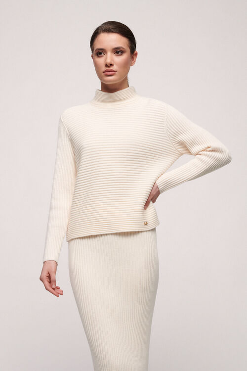 Luisa Spagnoli Mecenate - Pullover in lana Fino Al -60%