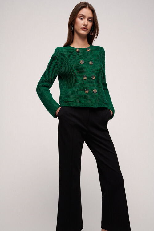 Luisa Spagnoli Mordente - Cardigan in lana Qualità Garantita