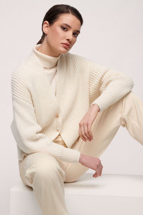 Luisa Spagnoli Mail - Cardigan in lana Novità