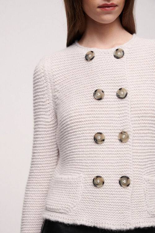 Luisa Spagnoli Mordente - Cardigan in lana Offerta