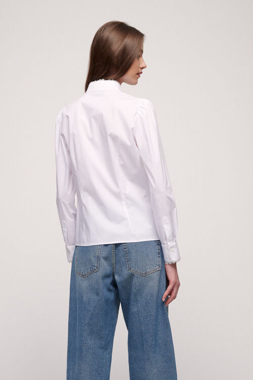 Luisa Spagnoli Lacrima - Camicia in cotone Saldi Di Fabbrica