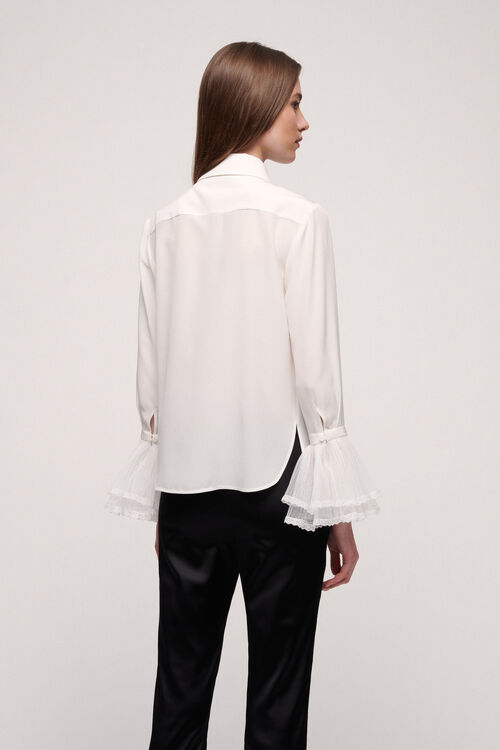 Luisa Spagnoli Laghetto - Camicia in seta Nuova