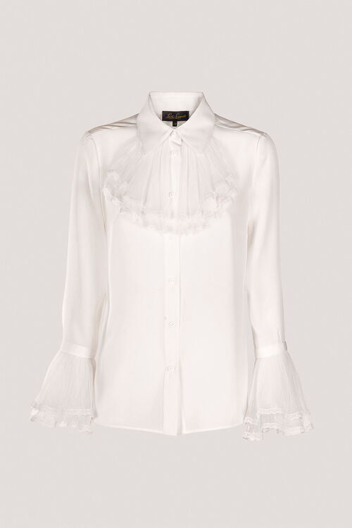 Luisa Spagnoli Laghetto - Camicia in seta Nuova