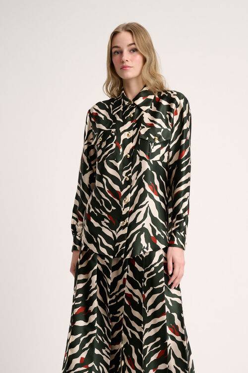 Luisa Spagnoli Lenza - Camicia animalier Moda