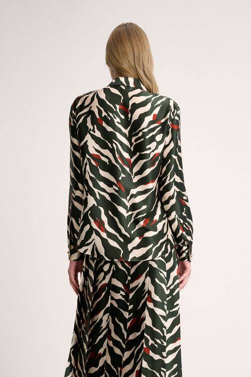 Luisa Spagnoli Lenza - Camicia animalier Moda