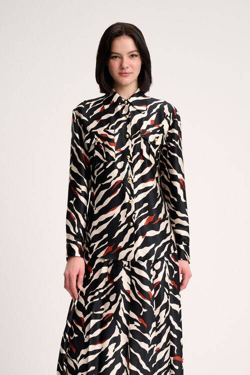 Luisa Spagnoli Lenza - Camicia animalier Vendita