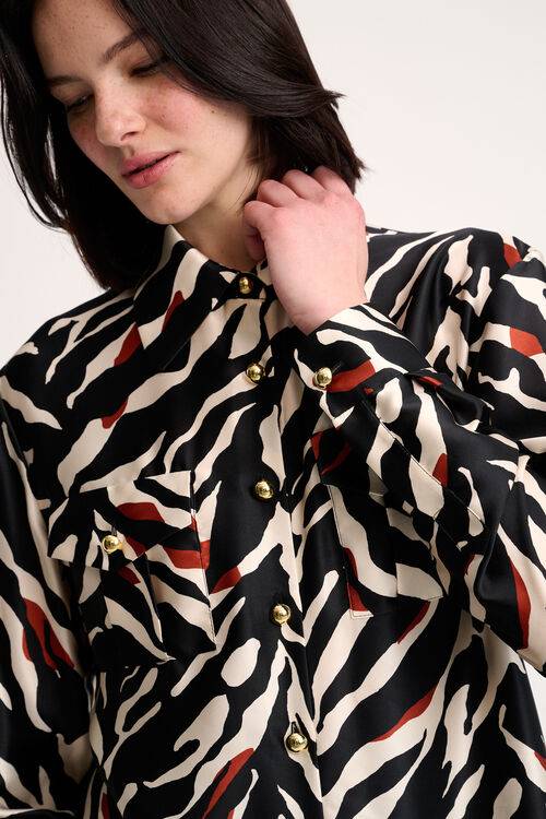 Luisa Spagnoli Lenza - Camicia animalier Vendita