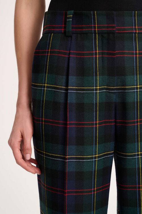 Luisa Spagnoli Ortaggio - Pantaloni tartan Consegna Veloce
