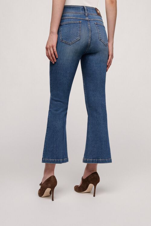 Luisa Spagnoli Oberg - Jeans modello flare Offerta