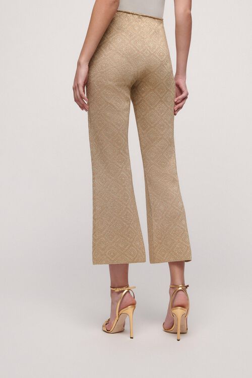 Luisa Spagnoli Zelinda - Pantalone in lurex Vendita Calda