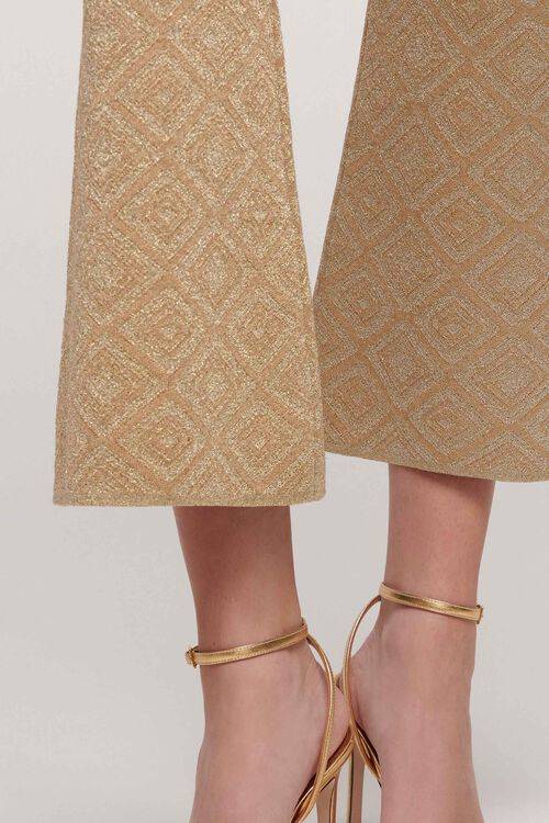 Luisa Spagnoli Zelinda - Pantalone in lurex Vendita Calda