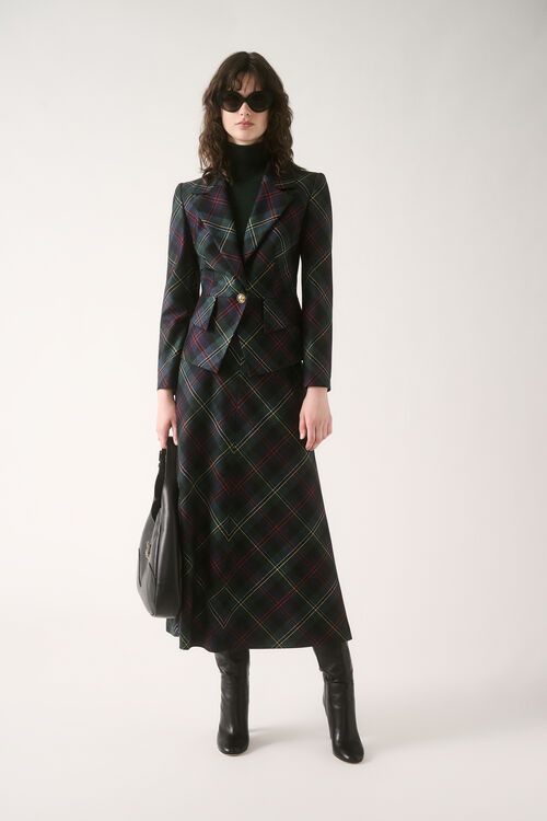 Luisa Spagnoli Furetto - Gonna tartan In Saldo