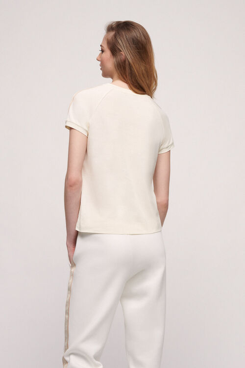 Luisa Spagnoli Lunar - T-shirt in cotone Smaltimento dello stoccaggio