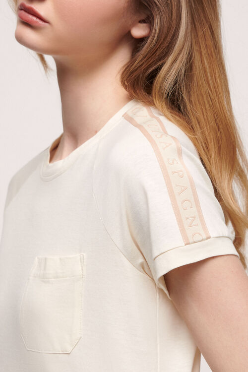 Luisa Spagnoli Lunar - T-shirt in cotone Smaltimento dello stoccaggio