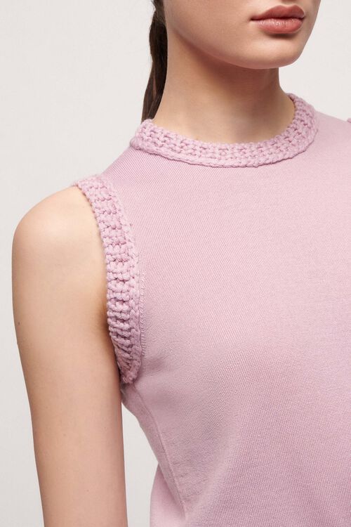 Luisa Spagnoli Mini - Top in lana Sconto