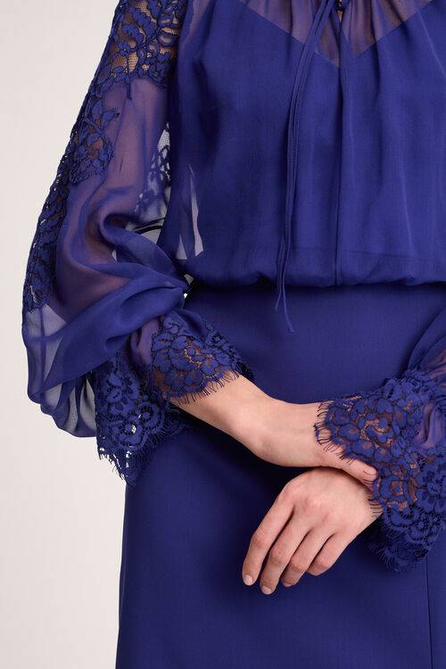 Luisa Spagnoli Ghiaia - Abito elegante Saldi Di Fabbrica