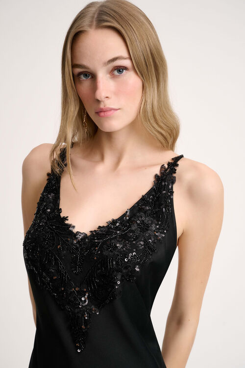 Luisa Spagnoli Gesso - Abito longuette elegante Moda