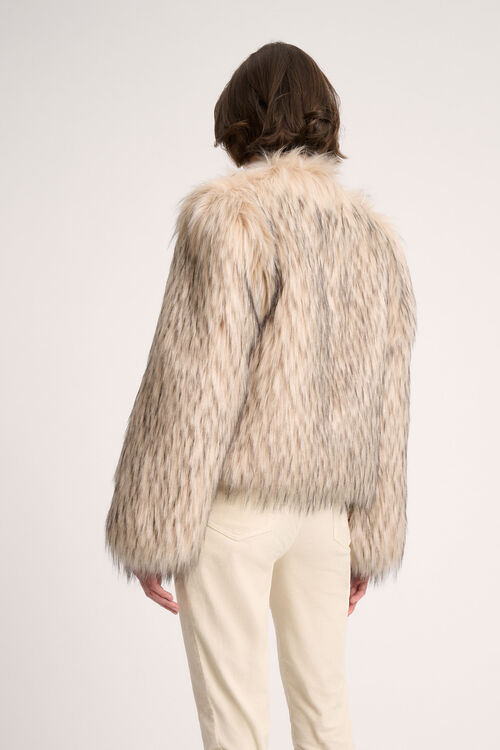 Luisa Spagnoli Saga - Giacca in faux fur Fino Al -60%