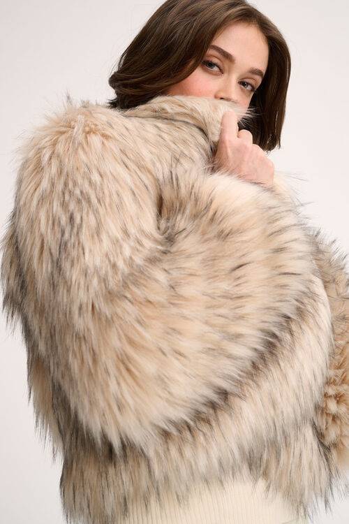 Luisa Spagnoli Saga - Giacca in faux fur Fino Al -60%