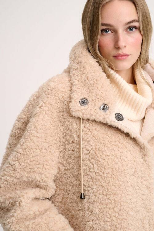 Luisa Spagnoli Serra - Cappotto teddy Novità