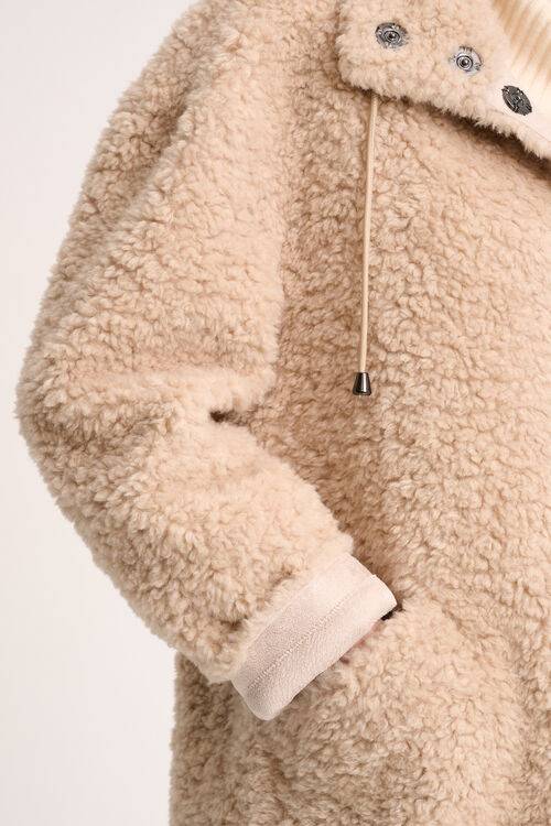 Luisa Spagnoli Serra - Cappotto teddy Novità